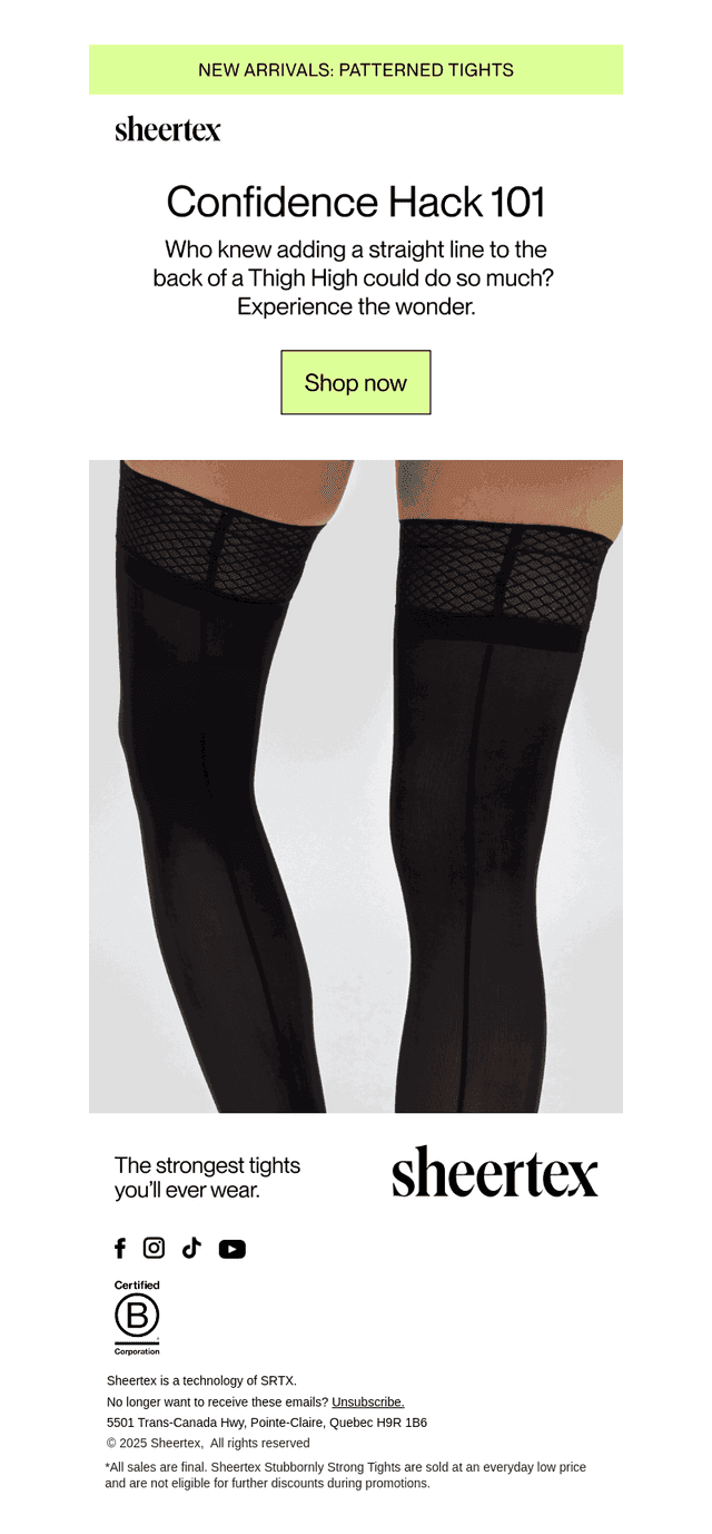 NOT JUST ANY OLD THIGH HIGHS