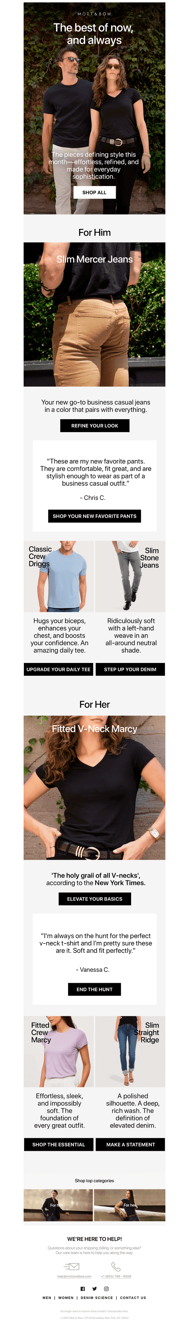 Our top picks, your new staples.