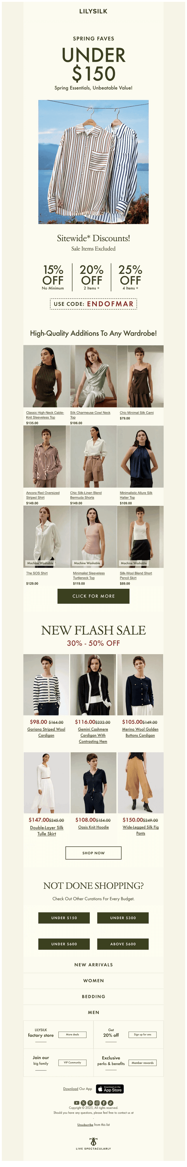 SPRING FAVES UNDER $150