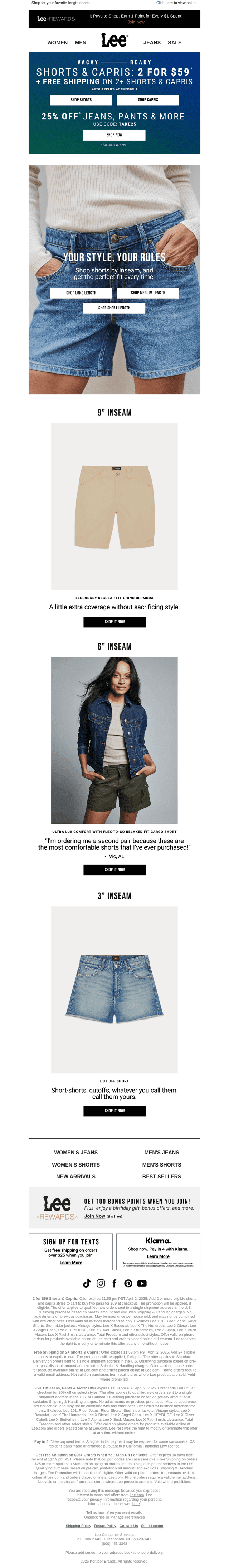 Your shorts, your way