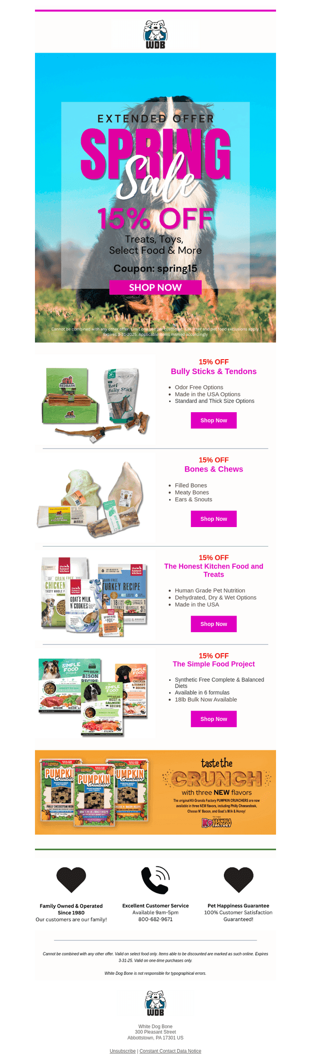 Sale Extended: 15% OFF!