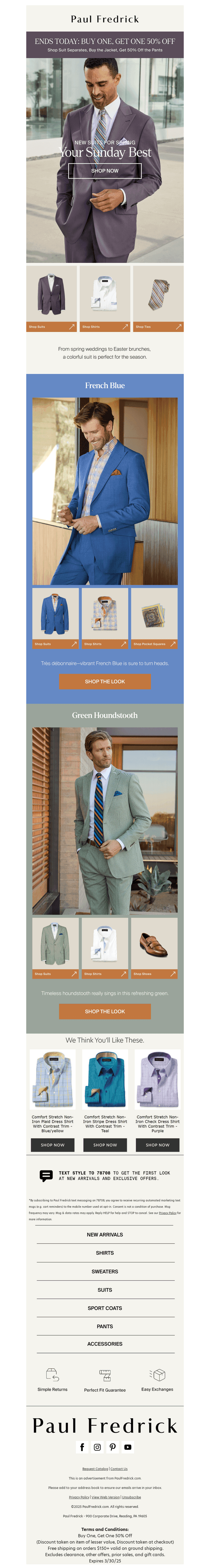 All-out suiting for Easter and beyond