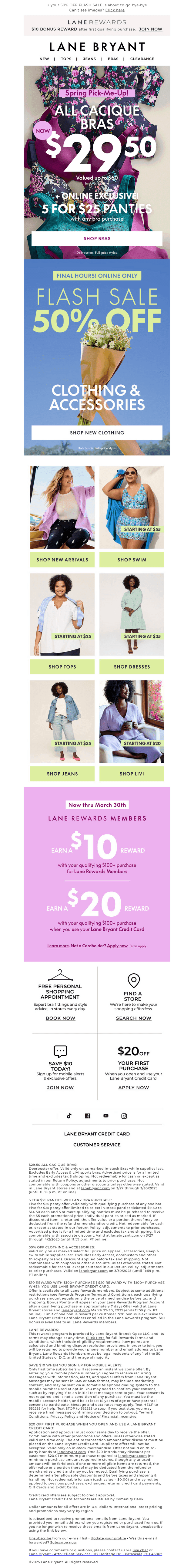 TICK-TOCK! Final hours for $29.50 BRAS!