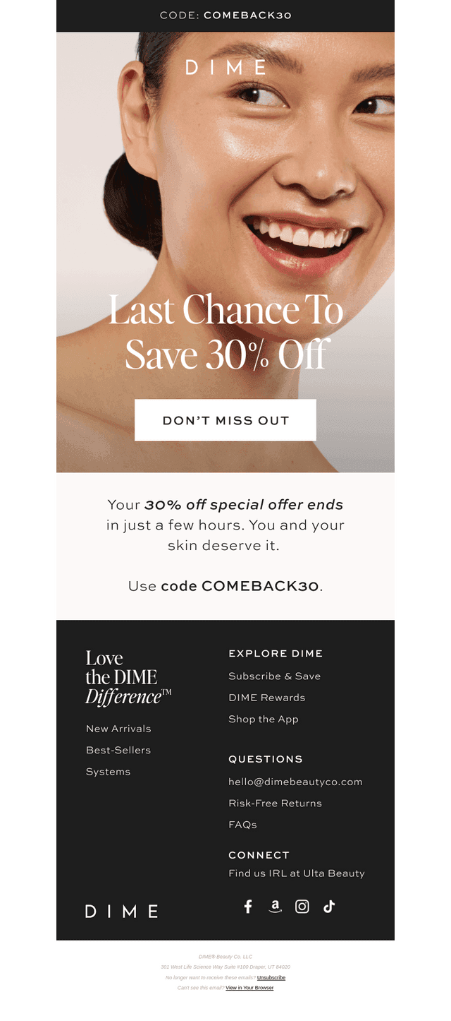 Only a few hours left for 30% off.