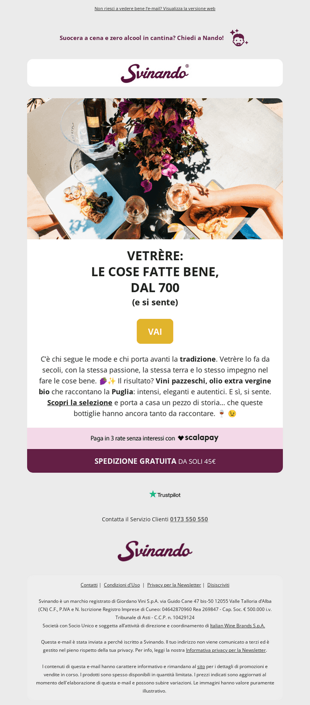 Vetrère: le cose fatte bene dal 700 (e si sente) 🍷