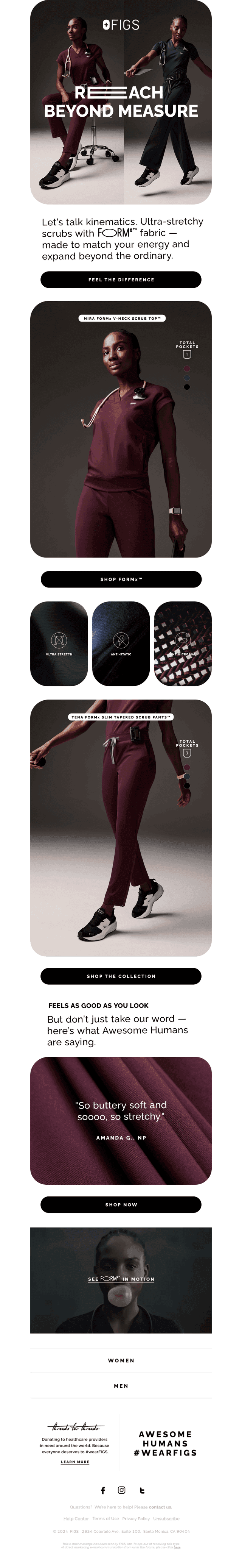 FORMx™ — Ultra Sleek. Ultra Stretchy.