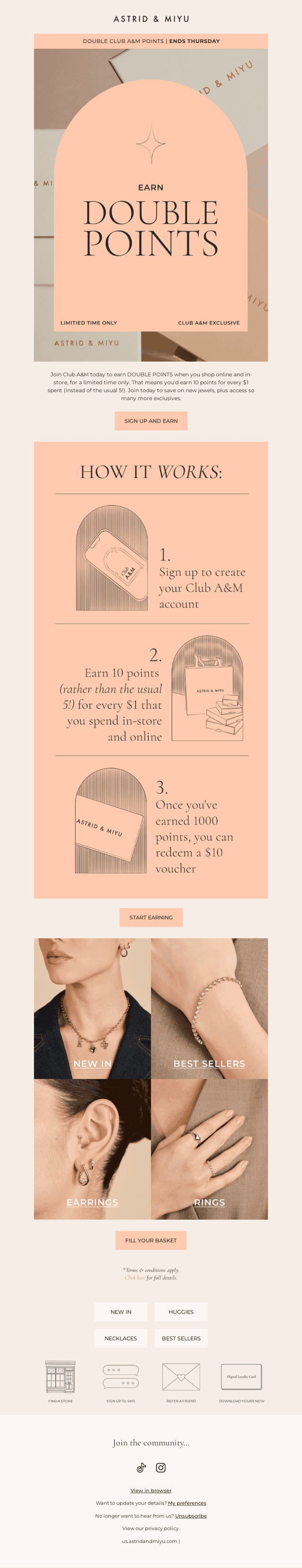 Join Club A&M & Earn DOUBLE POINTS