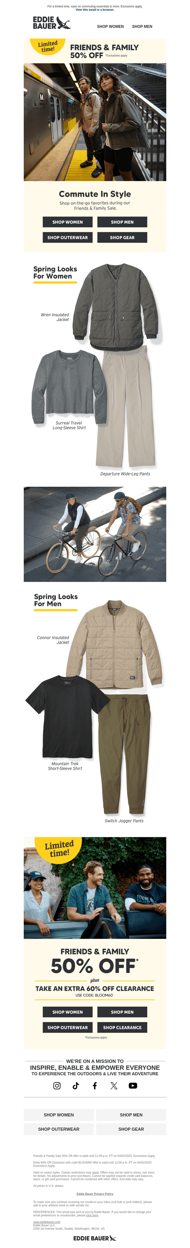 Get There In Style - And Get 50% Off Sitewide!