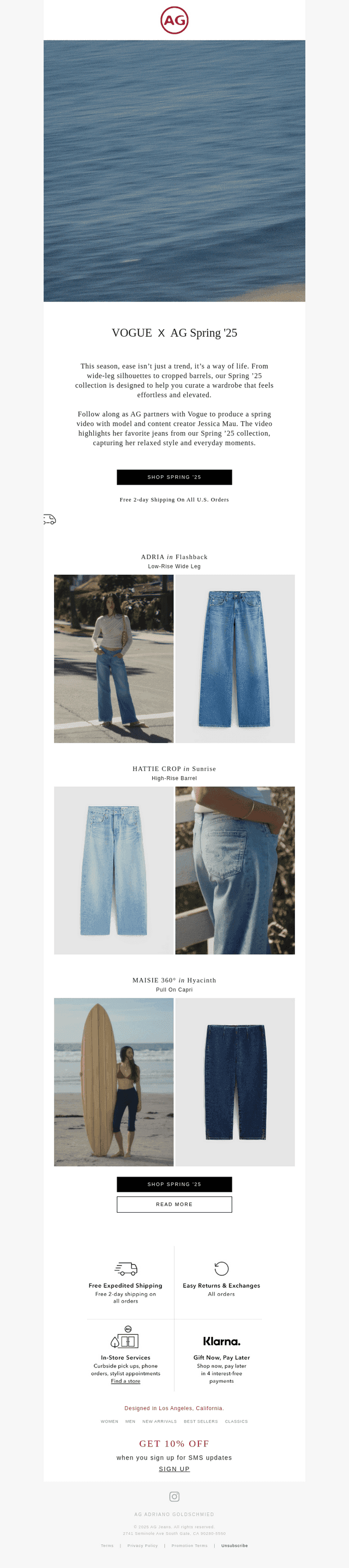 Vogue x AG Spring '25
