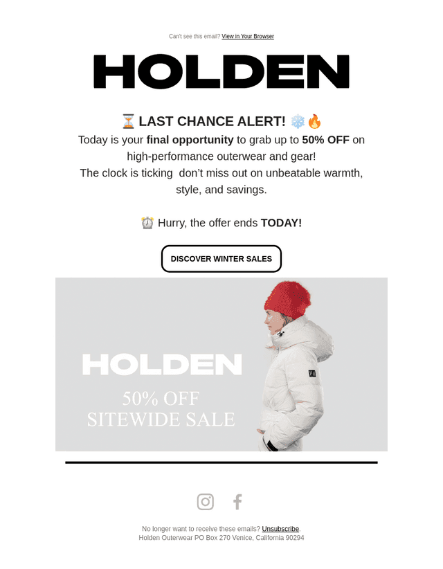 Last Call: 50% Off Ending Soon!