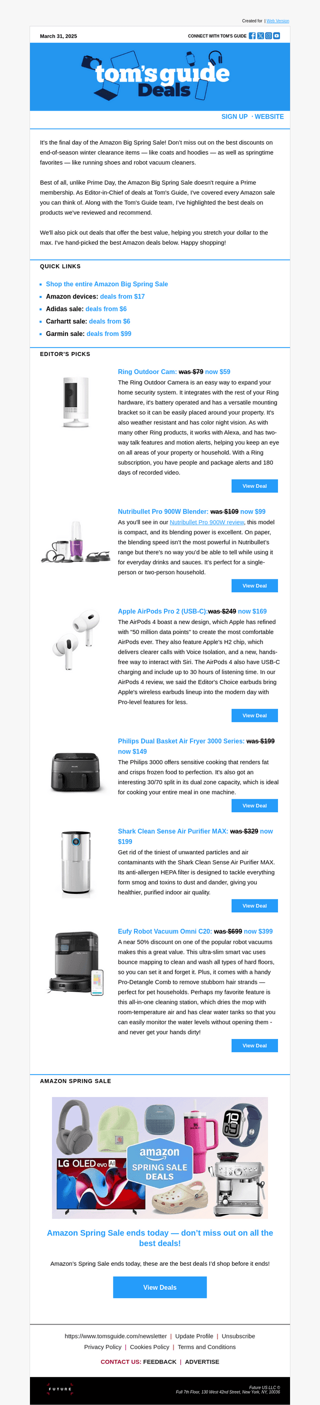 SmartBrief email from Mon, Mar 31, 2025