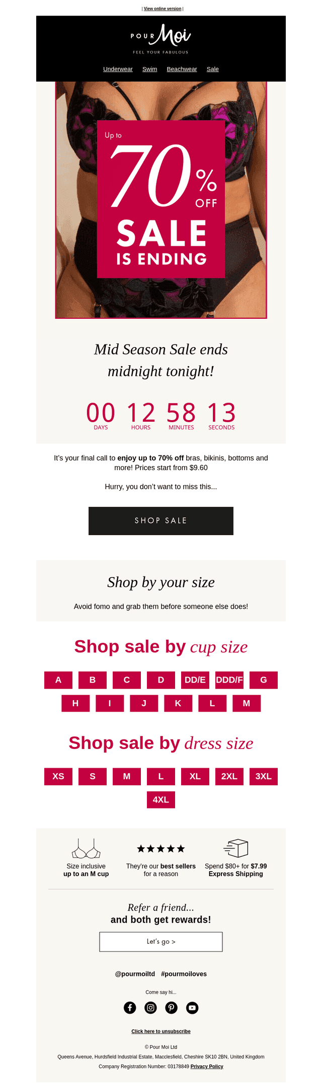 Hi, SALE ends tonight!