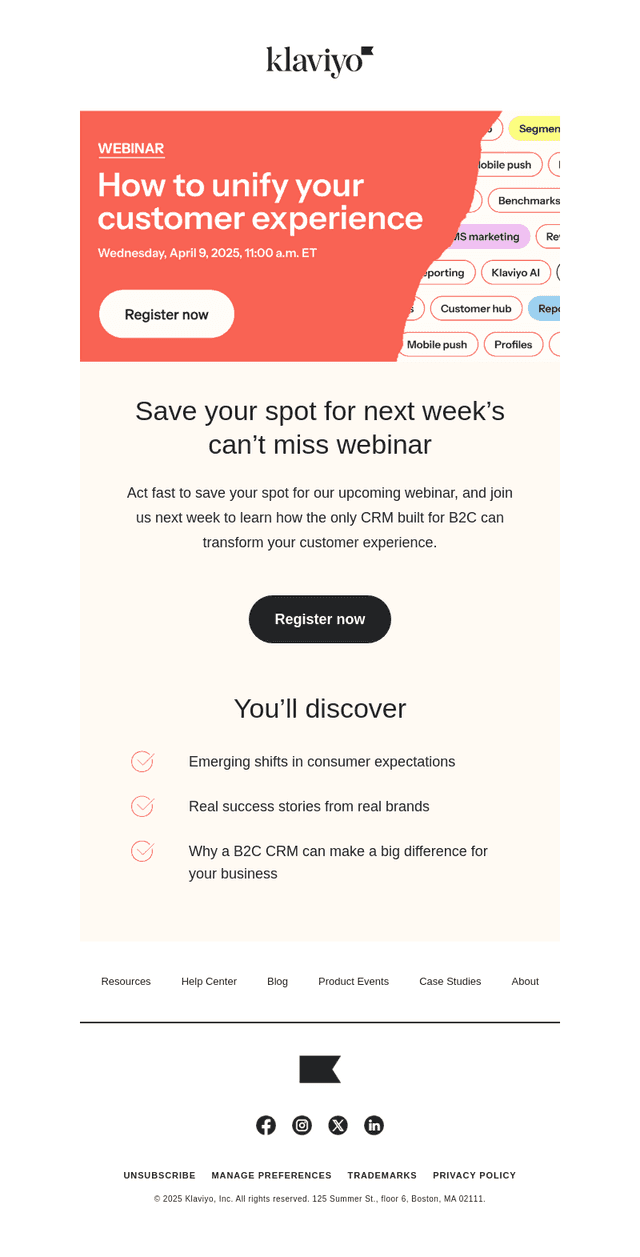 One week left to register for our next webinar