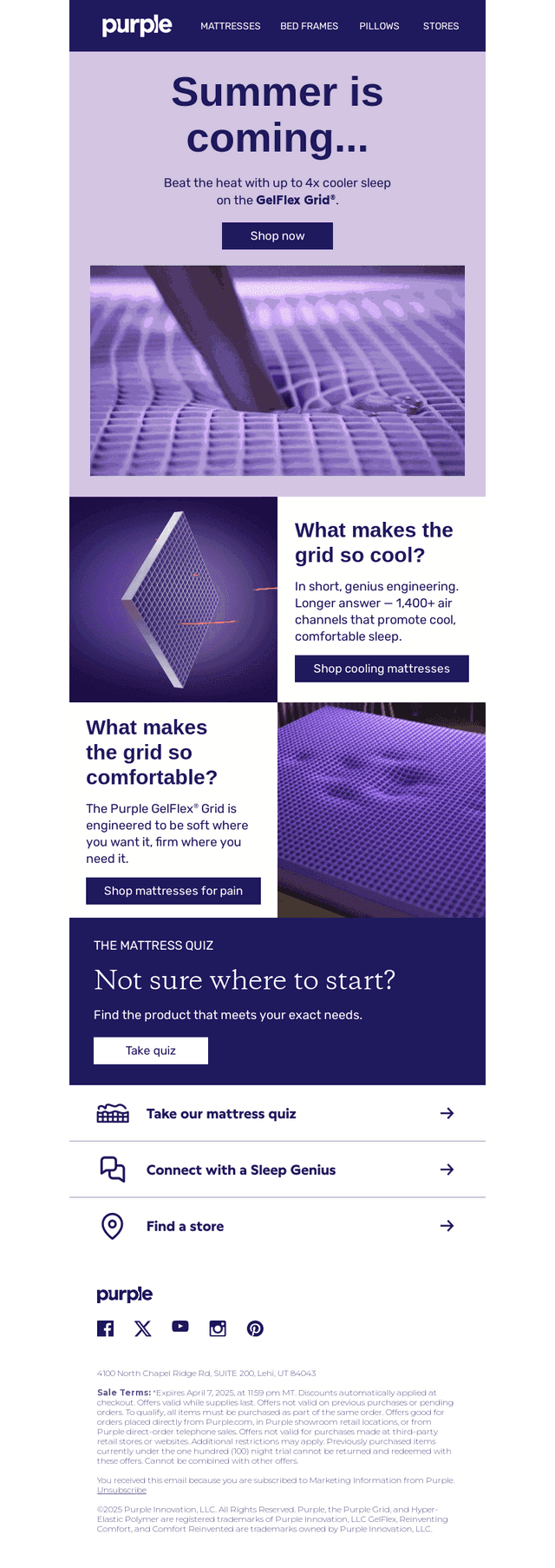 Cooler sleep = deeper sleep
