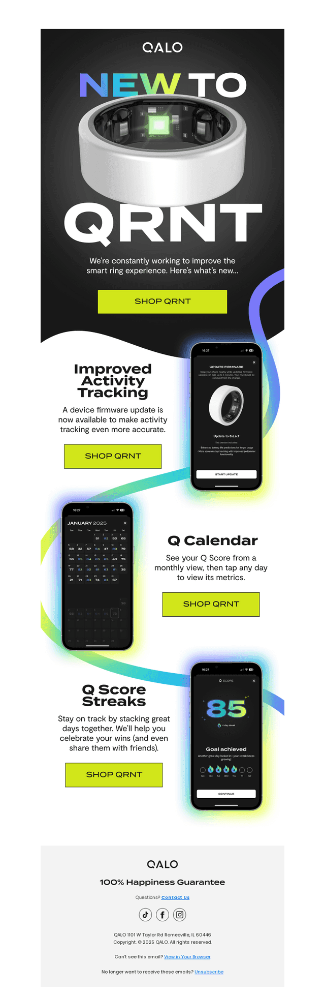 New QRNT Features Are Rolling Out…