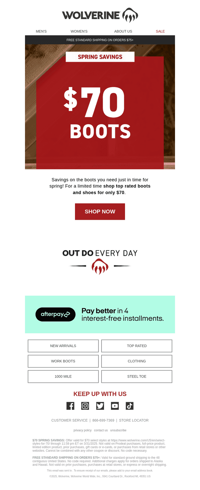 Last Chance! Get $70 Styles Now