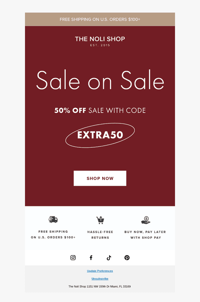 📢 UP TO 75% OFF - NEW STYLES ADDED