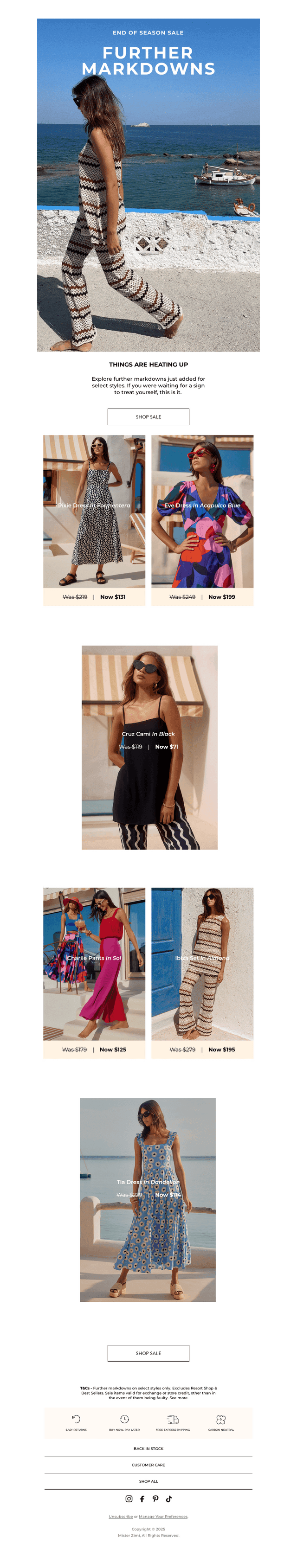 SALE | Further Markdowns Just Added