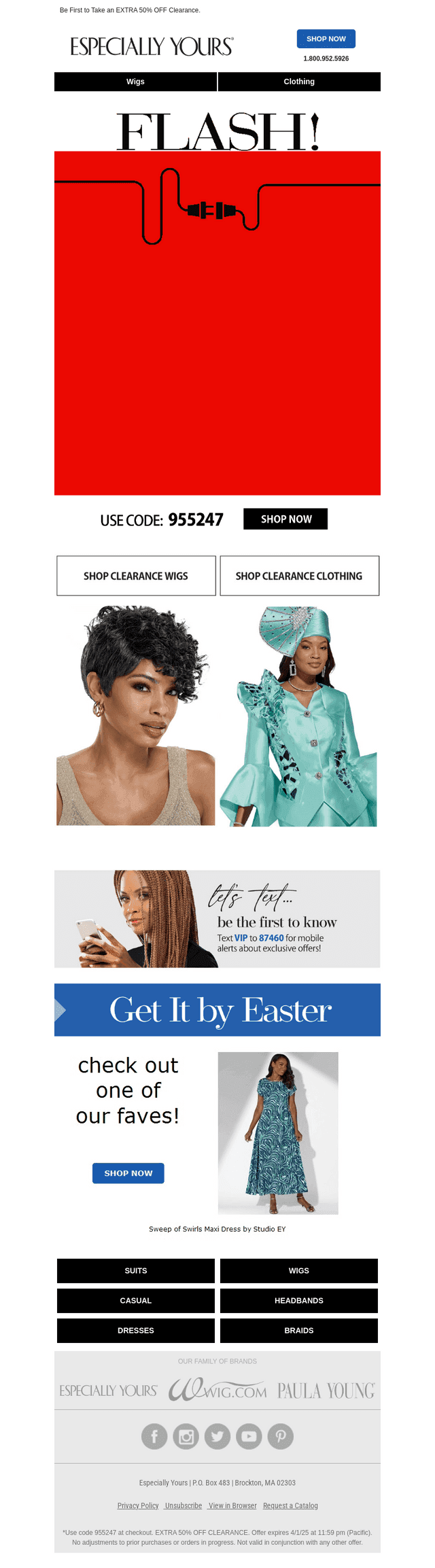 HALF OFF Clearance? Hallelujah!