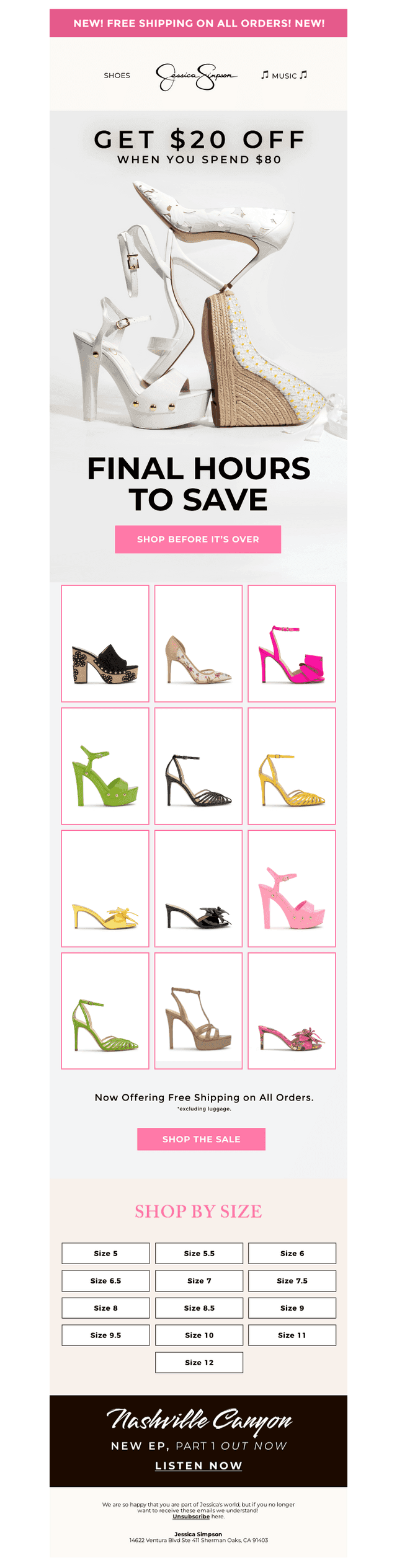 $20 OFF ENDS TONIGHT! ⌛👠