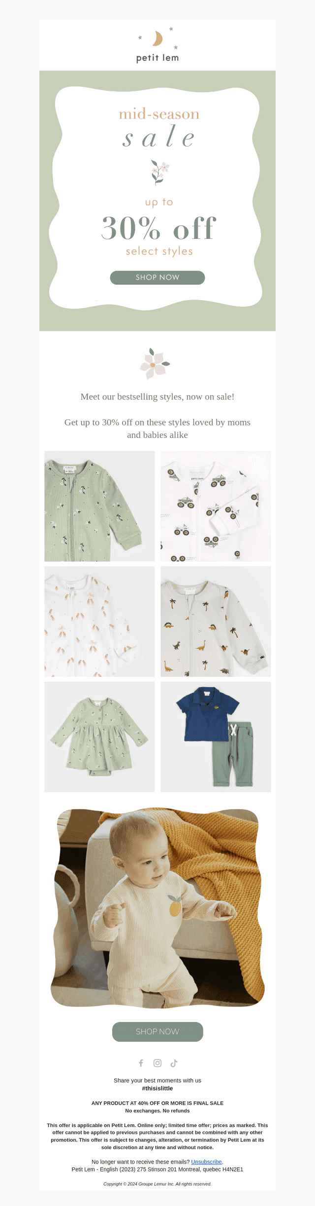 Shop bestsellers at 30% off 🛍️
