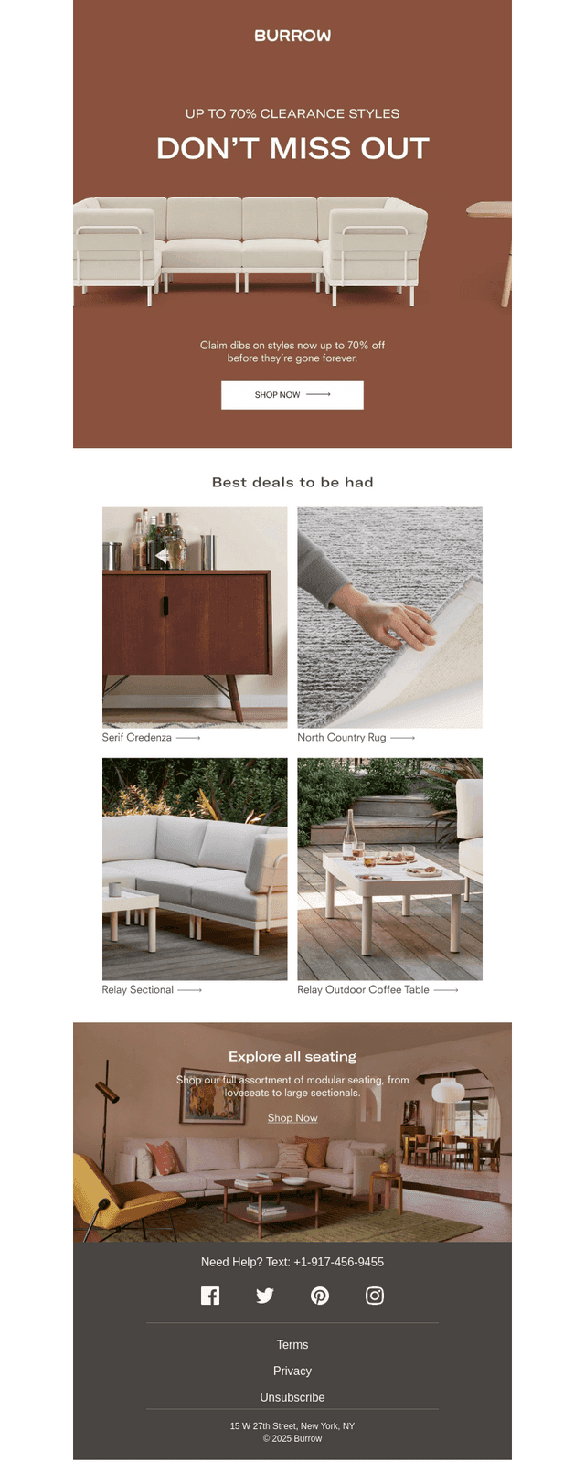 Spring cleaning = new clearance styles added