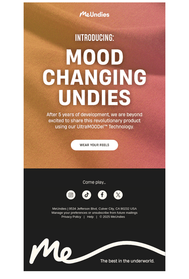 NEW: Mood-Changing Undies