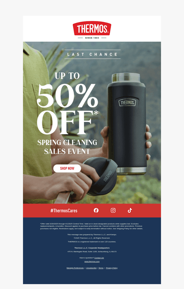 Last Chance: Our Spring Cleaning Clearance Ends Tonight!