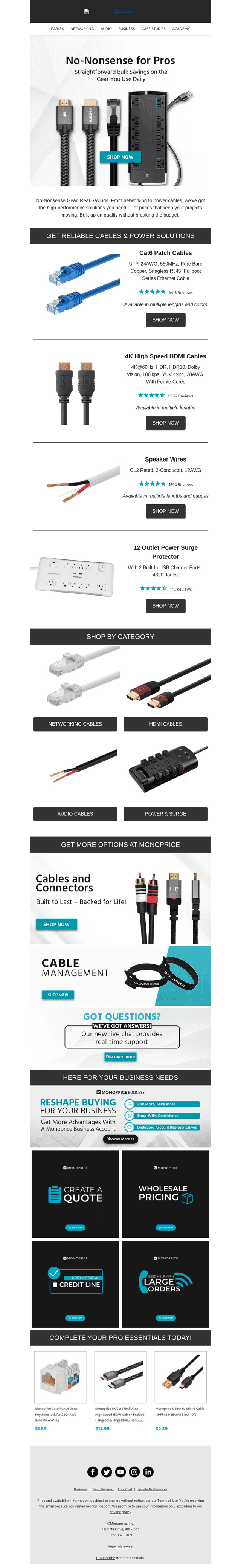 No-Nonsense Cables for Pros ✔