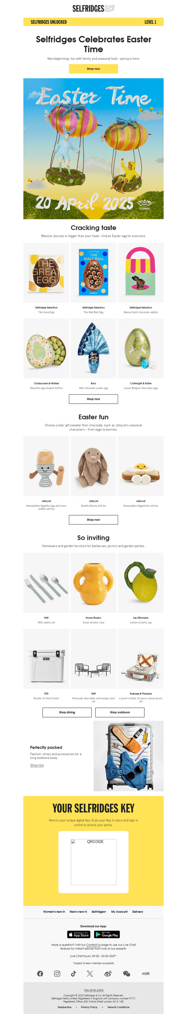 Selfridges Celebrates Easter Time
