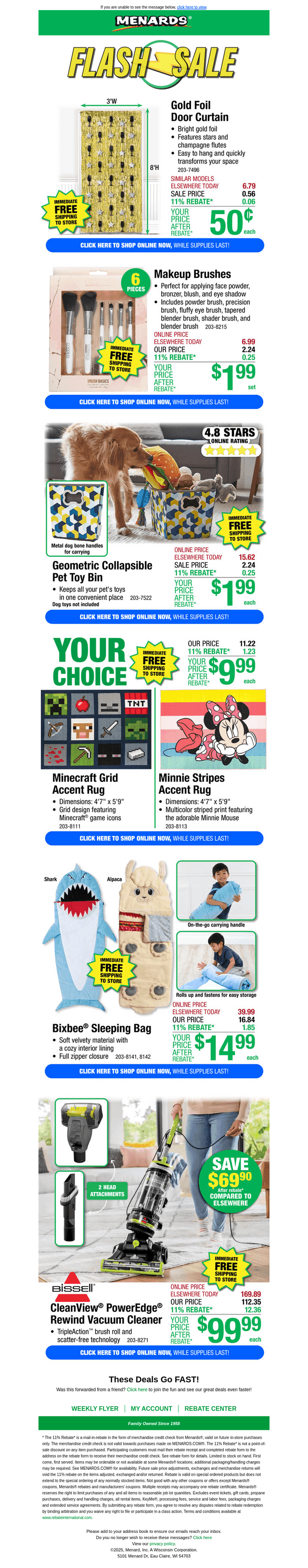 Bixbee® Sleeping Bag ONLY $14.99 After Rebate*!