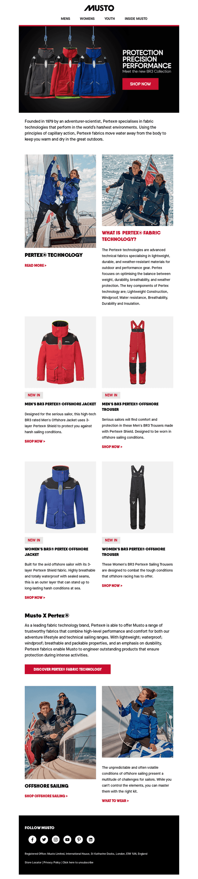 New BR3 with Pertex® Fabric Technology