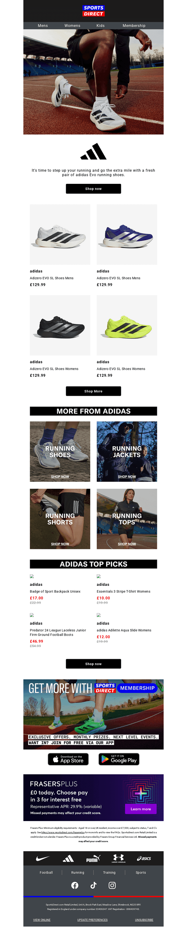 Discover adidas Evo