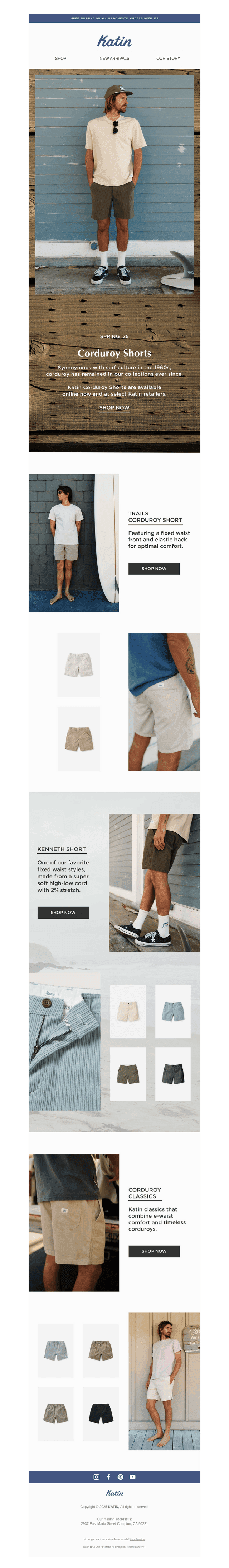 SPRING '25 Corduroy Shorts