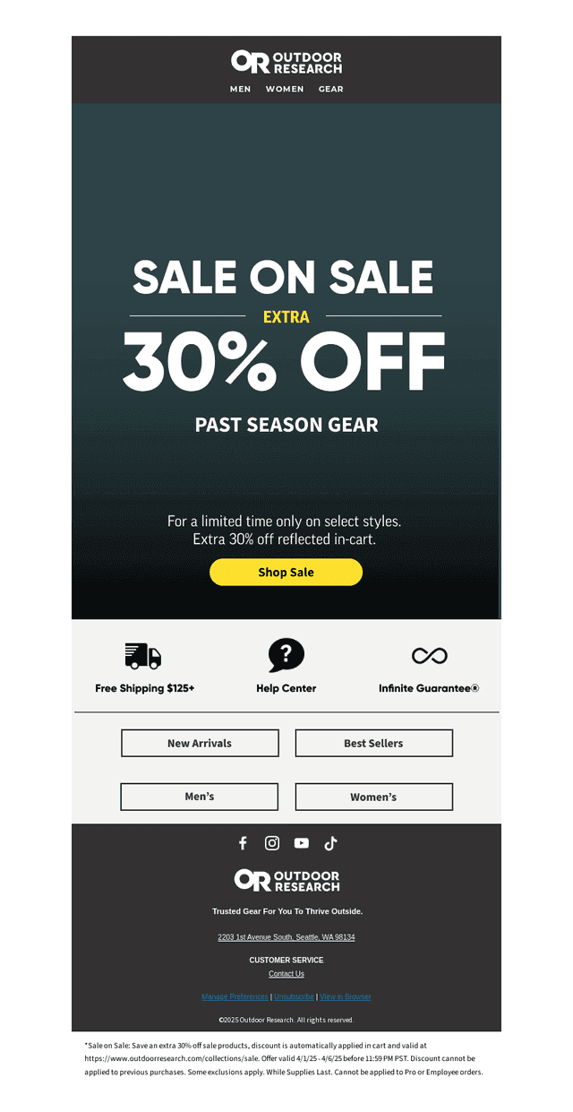 Extra 30% Off Sale!