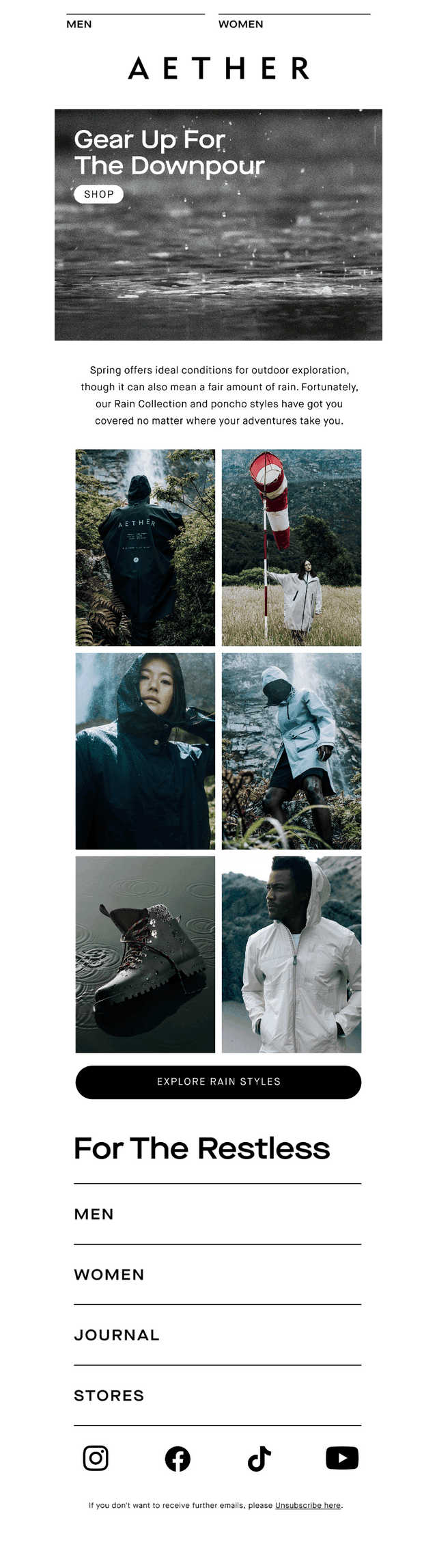Explore Our Rain & Poncho Styles