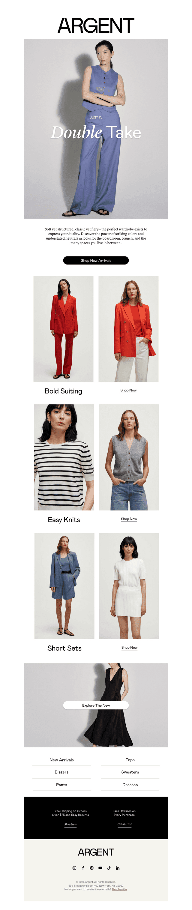 JUST IN: Striking colors, easy knits, & more.