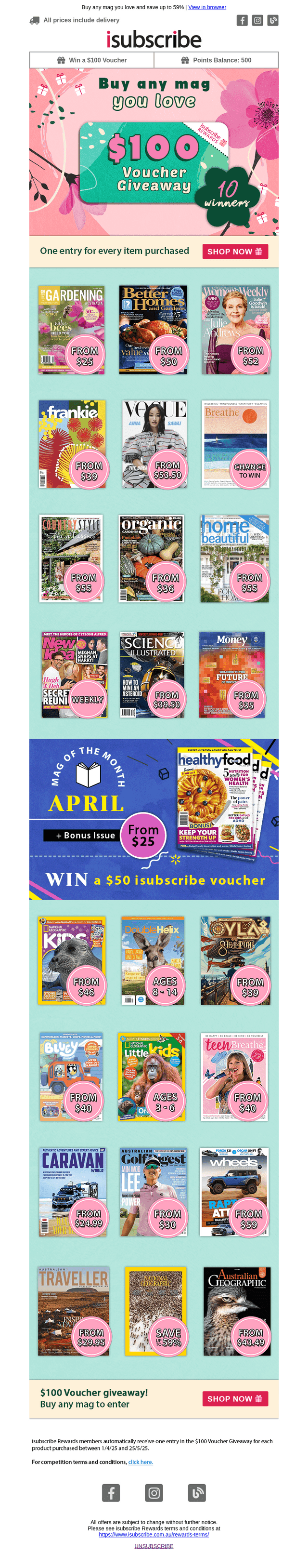 iSUBSCRiBE_AU email from Wed, Apr 2, 2025