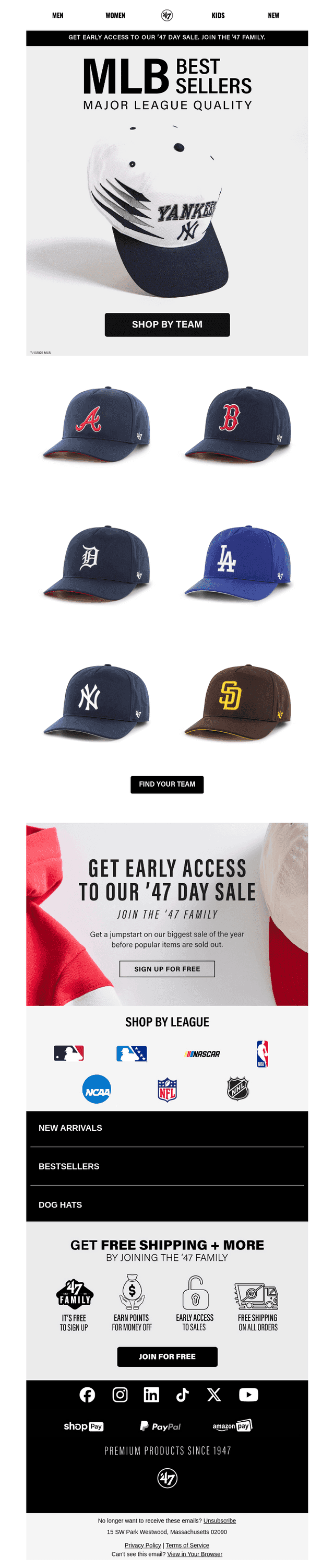 Our Popular Snapback For Your MLB® Team