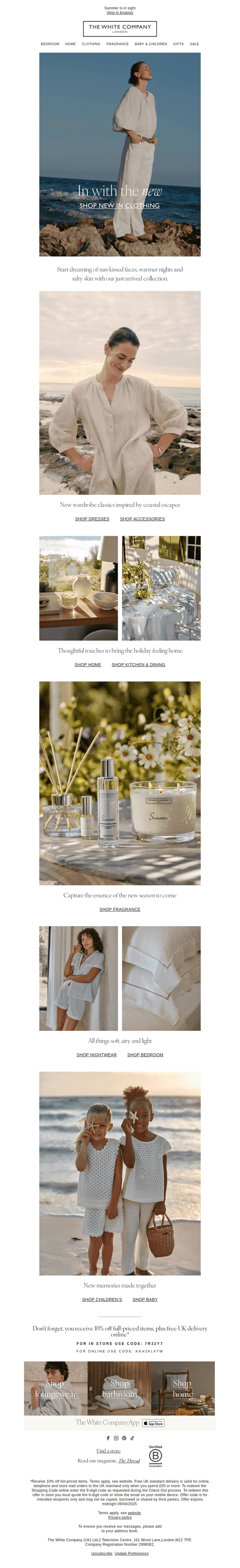 Here comes the sun | New in