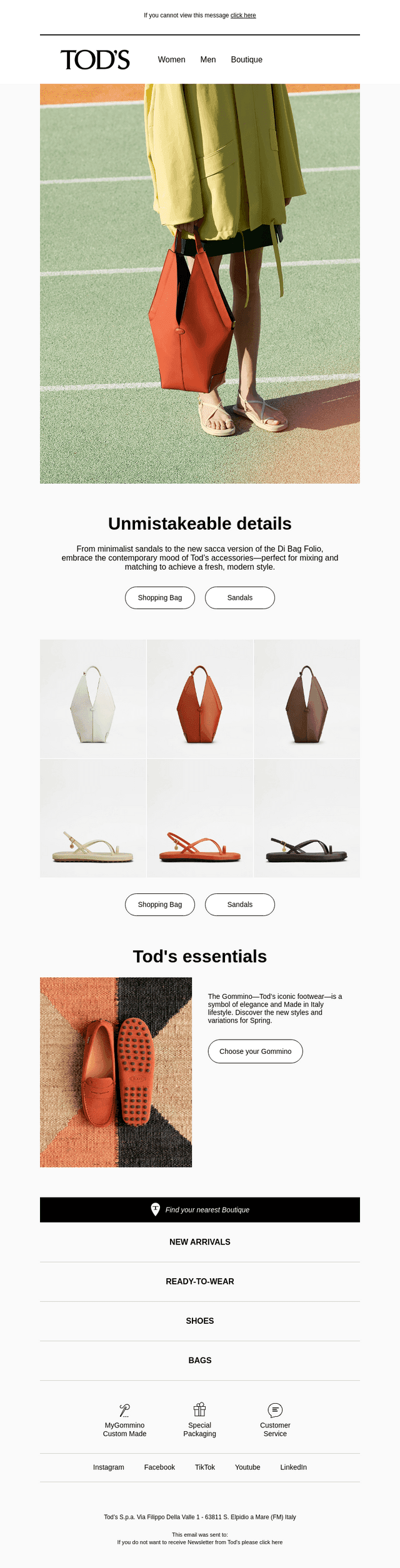 Start spring with Tod’s