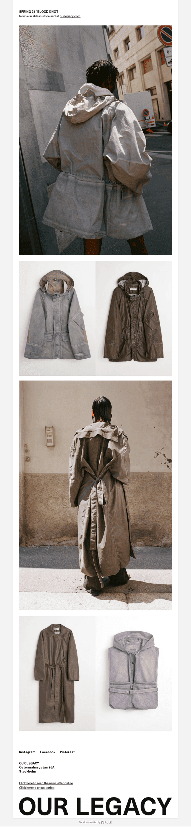 Washed Outerwear