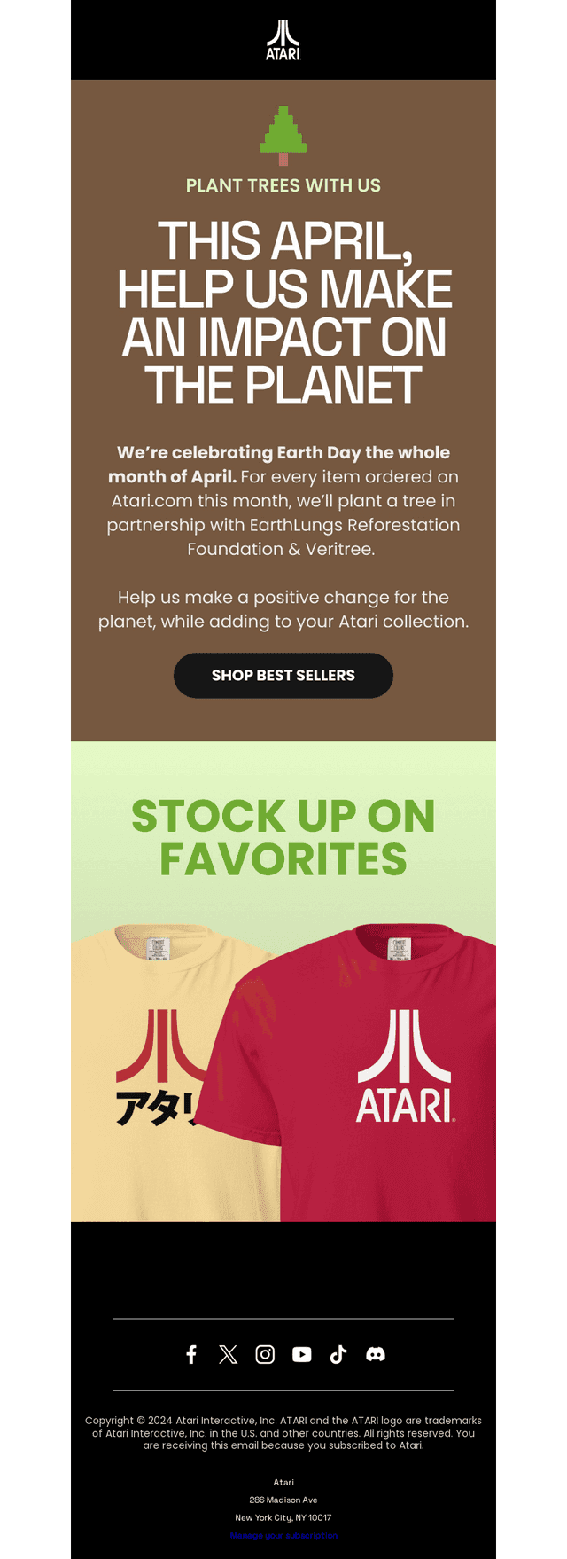 Atari email from Wed, Apr 2, 2025