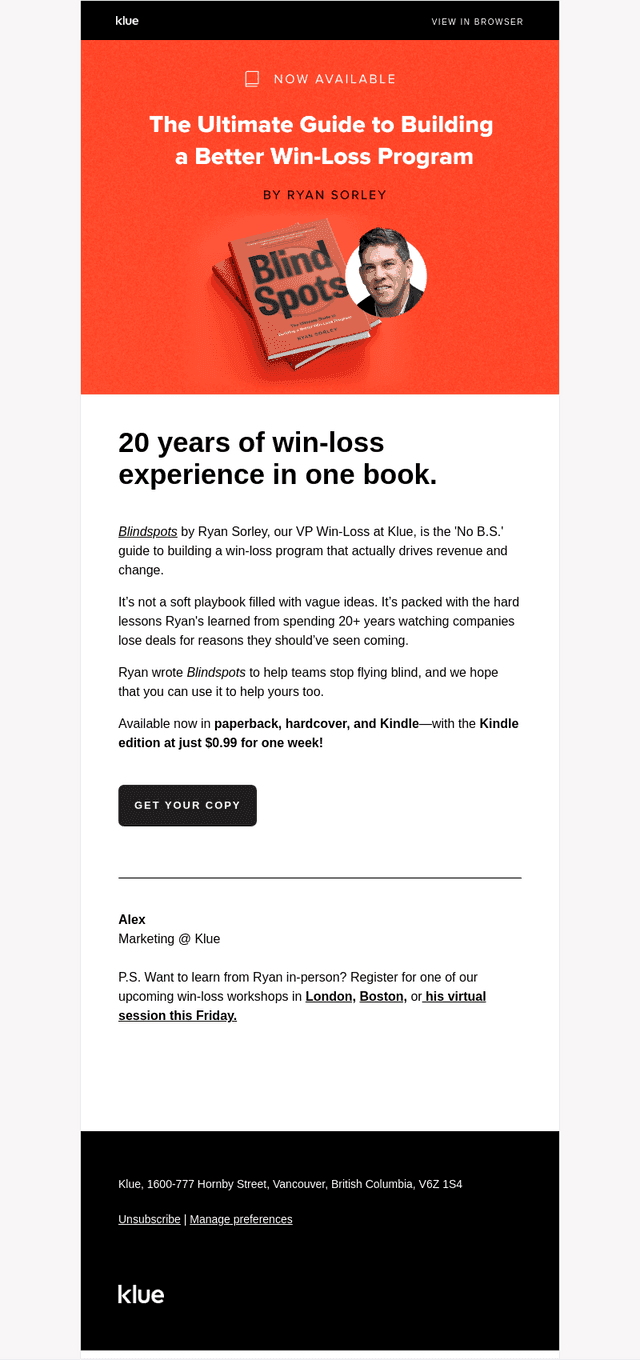 our book on win-loss available now