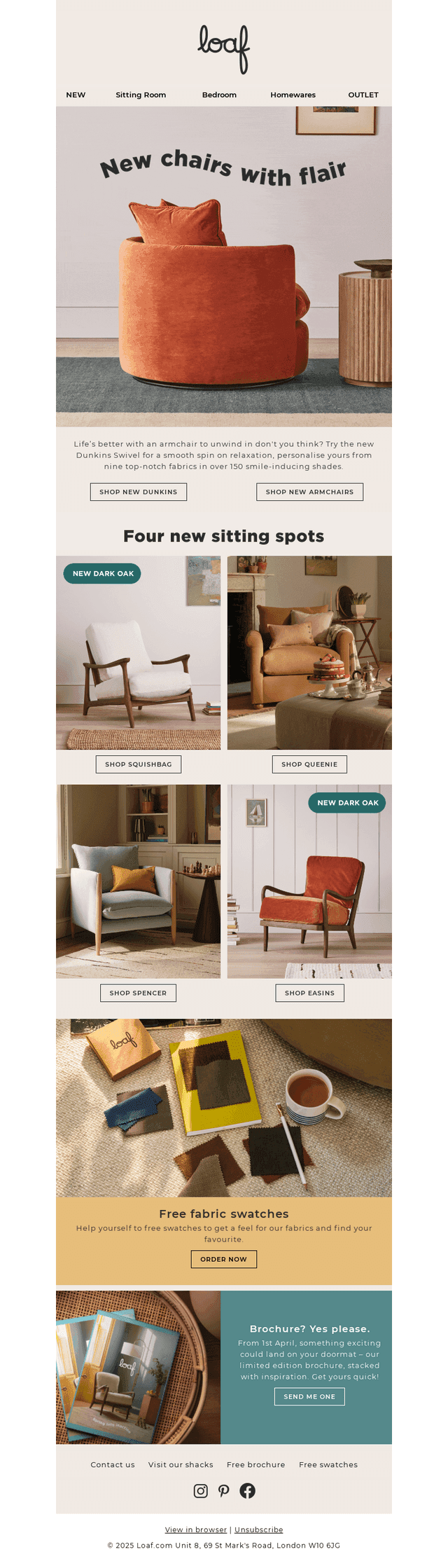 NEW chairs with flair