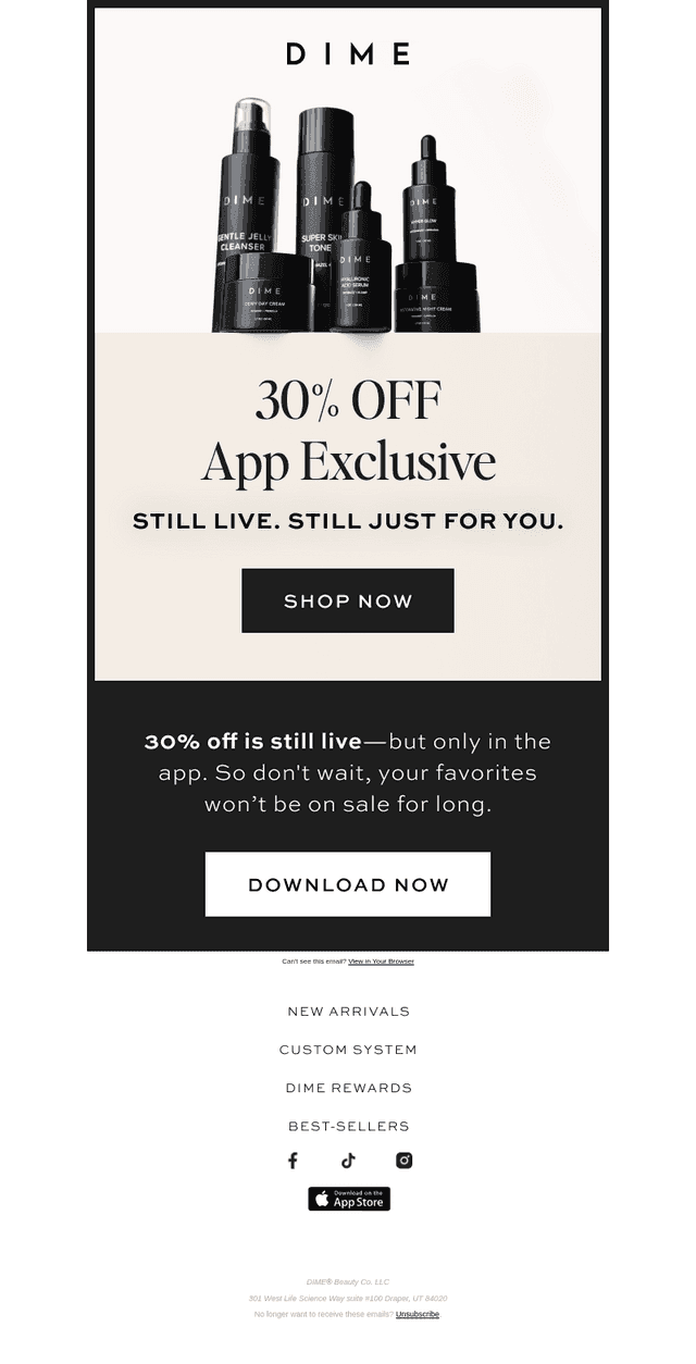Don’t forget…30% OFF!