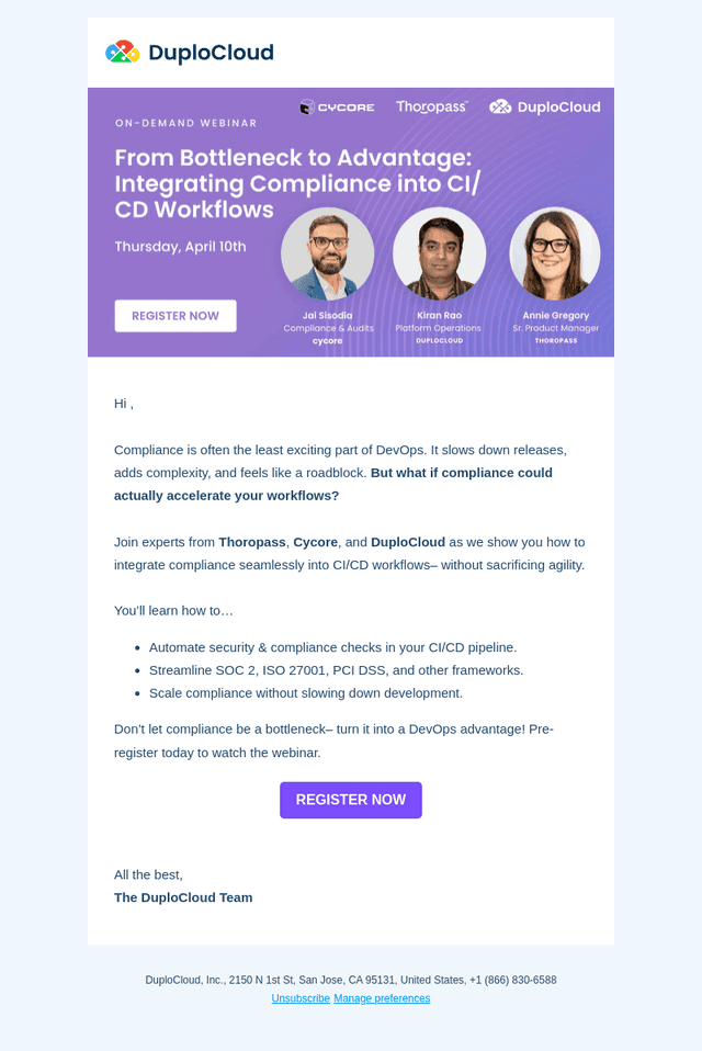 Turn compliance into your competitive advantage