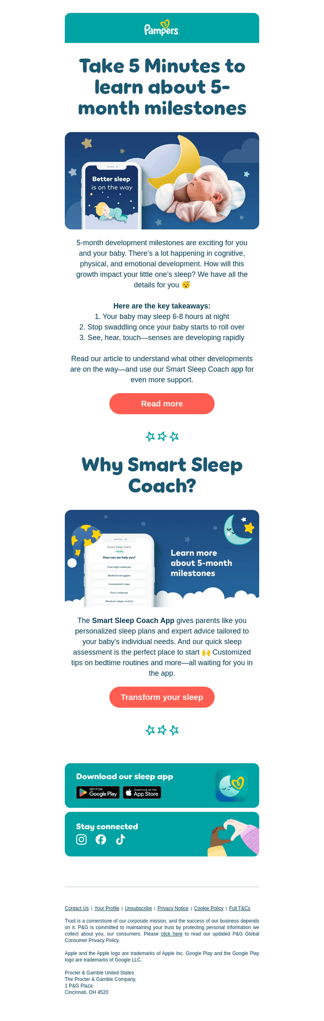😴 Take 5 for 5-Month Development