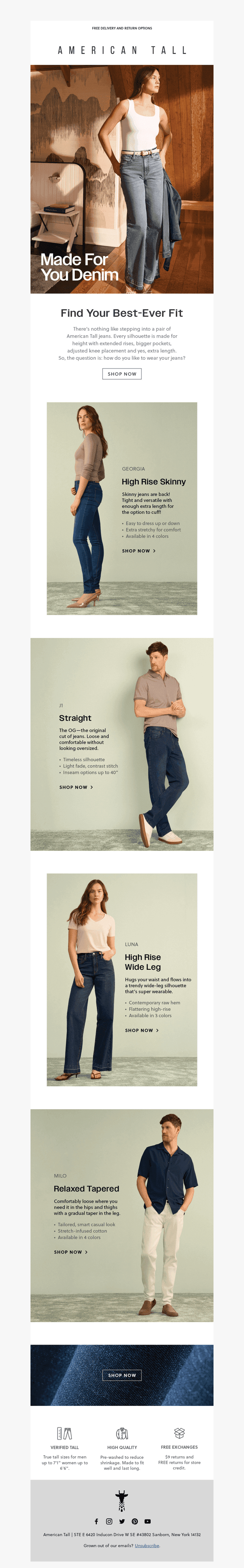 How do you take your denim?