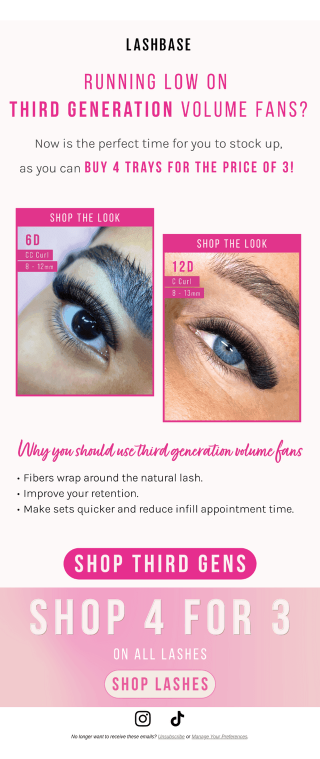 Update on the lashes you love